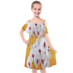 Boards Decoration Flower Flower Room Kids  Cut Out Shoulders Chiffon Dress by artworkshop