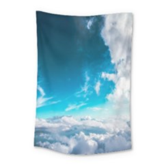 Landscape Sky Clouds Hd Wallpaper Small Tapestry by artworkshop