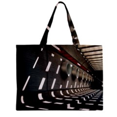 Leading Lines A Holey Walls Zipper Mini Tote Bag by artworkshop