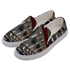 Leading Lines A Holey Walls Men s Canvas Slip Ons