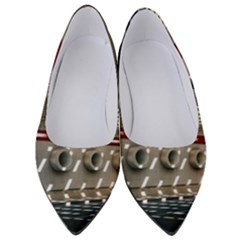 Patterned Tunnels On The Concrete Wall Women s Low Heels by artworkshop