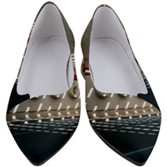 Patterned Tunnels On The Concrete Wall Women s Block Heels  by artworkshop