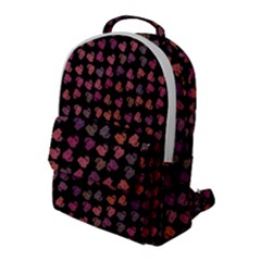 Mixed Colors Flowers Motif Pattern Flap Pocket Backpack (large) by dflcprintsclothing