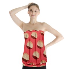 Stackable Chips In Lines Strapless Top by artworkshop