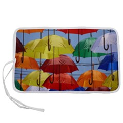 Umbrellas Colourful Pen Storage Case (s)