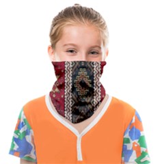 Uzbek Pattern In Temple Face Covering Bandana (kids)