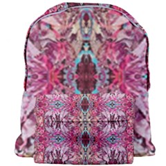 Fuchsia Funky Repeats I Giant Full Print Backpack by kaleidomarblingart