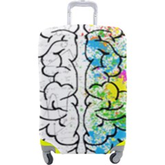 Brain-mind-psychology-idea-drawing Luggage Cover (large) by Jancukart