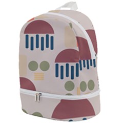 Art Background Abstract Design Zip Bottom Backpack