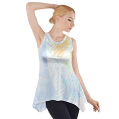 Abstract T- Shirt Abstract 43 Side Drop Tank Tunic by maxcute