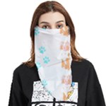 Australian Shepherd Dog Pattern T- Shirt Australian Shepherd Dog Cute Pattern T- Shirt (2) Face Covering Bandana (Triangle)