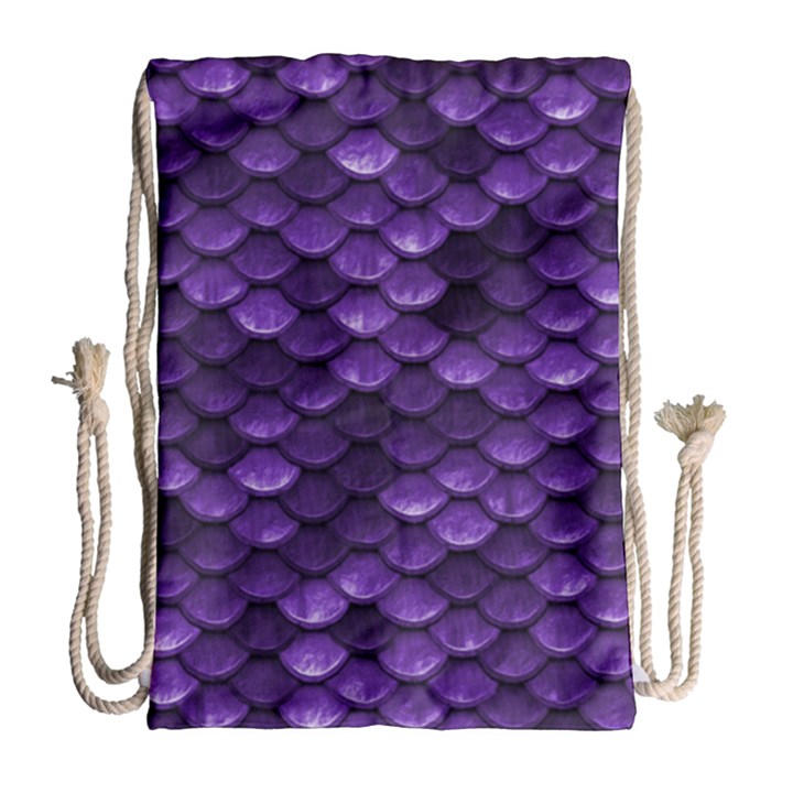 Purple Scales! Drawstring Bag (Large)