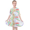 Fishing Lover T- Shirtfish T- Shirt (5) Kids  All Frills Chiffon Dress View1