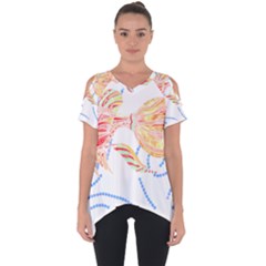 Fishing Lover T- Shirtfish T- Shirt (7) Cut Out Side Drop Tee by maxcute