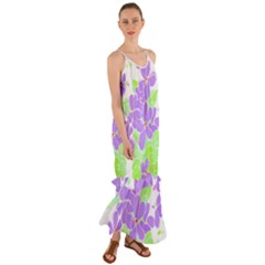 Flowers Art T- Shirtflowers T- Shirt (16) Cami Maxi Ruffle Chiffon Dress by maxcute