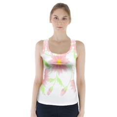 Flowers Lover T- Shirtflowers T- Shirt (5) Racer Back Sports Top by maxcute