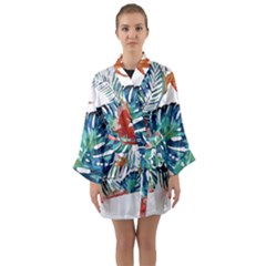 Hawaii T- Shirt Hawaii Christmas Flower Fashion T- Shirt Long Sleeve Satin Kimono by maxcute