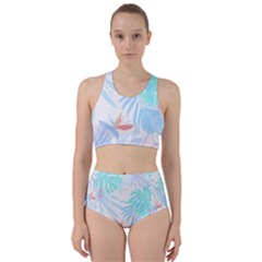 Hawaii T- Shirt Hawaii Flowers Creative T- Shirt Racer Back Bikini Set by maxcute