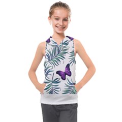 Hawaii T- Shirt Hawaii Peacock Pattern T- Shirt Kids  Sleeveless Hoodie by maxcute