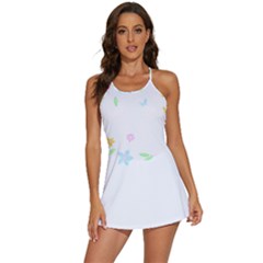 Hello Spring T- Shirt Happy Spring Yall Flowers Bloom Floral First Day Of Spring T- Shirt 2-in-1 Flare Activity Dress