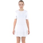 Henna Alphabet T- Shirt Henna Alphabet O Sixties Short Sleeve Mini Dress