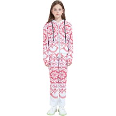 Intricate Mandala T- Shirt Shades Of Pink Floral Mandala T- Shirt Kids  Tracksuit