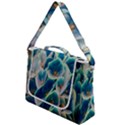 Hydrangeas-blossom-bloom-blue Box Up Messenger Bag View1