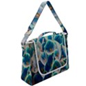 Hydrangeas-blossom-bloom-blue Box Up Messenger Bag View2