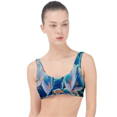 Hydrangeas-blossom-bloom-blue The Little Details Bikini Top by Ravend