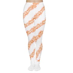 Orange Sparkle Glitter Art Lines T- Shirt Orange Sparkle Glitter Lines Art T- Shirt Tights by maxcute