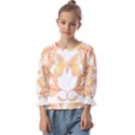 Ornate T- Shirt Butterfly Zentangles T- Shirt Kids  Cuff Sleeve Top View1