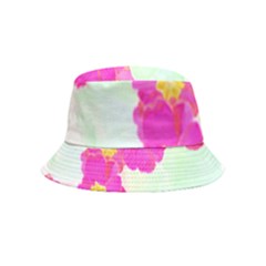 Primrose T- Shirt Pink Primula Primrose Flower Design T- Shirt Inside Out Bucket Hat (kids) by maxcute