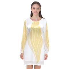 Shells T- Shirtshell T- Shirt Long Sleeve Chiffon Shift Dress  by maxcute