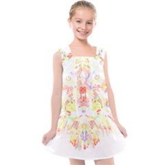 Tiger Art T- Shirttiger T- Shirt Kids  Cross Back Dress by maxcute