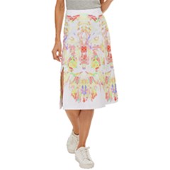 Tiger Art T- Shirttiger T- Shirt Midi Panel Skirt by maxcute