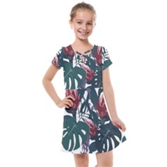 Tropical T- Shirt Tropical Magnificent Tiger T- Shirt Kids  Cross Web Dress by maxcute