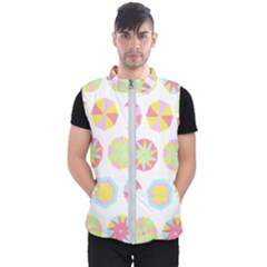 Umbrella T- Shirt Summer Vacation  Umbrella Pattern (funny) T- Shirt Men s Puffer Vest by maxcute