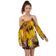 Amazing Arrowtown Autumn Leaves Boho Dress by artworkshop