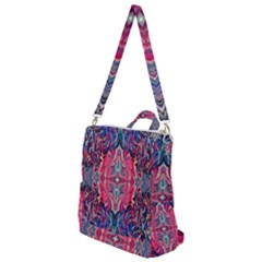 Abstract Arabesque Crossbody Backpack by kaleidomarblingart