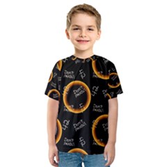 Abstract Pattern Background Kids  Sport Mesh Tee
