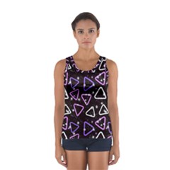 Abstract Background Graphic Pattern Sport Tank Top 