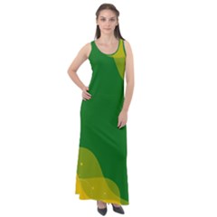 Background Pattern Texture Design Sleeveless Velour Maxi Dress