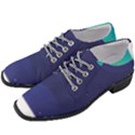 Abstract Blue Texture Space Women Heeled Oxford Shoes View2