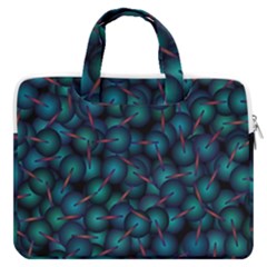 Background Abstract Textile Design Macbook Pro 16  Double Pocket Laptop Bag 