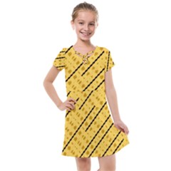 Background Yellow Background Kids  Cross Web Dress