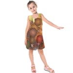 Flower Flora Decoration Pattern Drawing Floral Kids  Sleeveless Dress