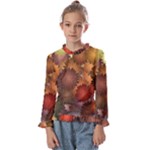 Flower Flora Decoration Pattern Drawing Floral Kids  Frill Detail Tee