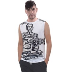 Scarface Movie Traditional Tattoo Men s Regular Tank Top by tradlinestyle