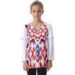 IM Fourth Dimension ADKPS Kids  V Neck Casual Top