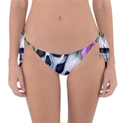 Floral Skeletons Reversible Bikini Bottoms by GardenOfOphir